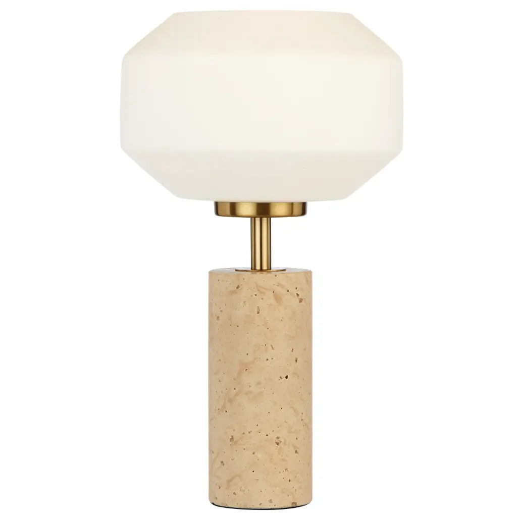 Deana Travertine Table Lamp