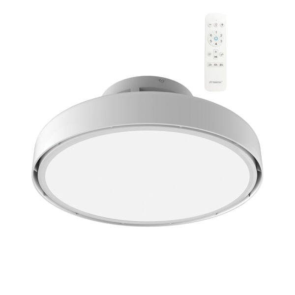 Fantom Bladeless White with LED Light Smart Control Ceiling Fan