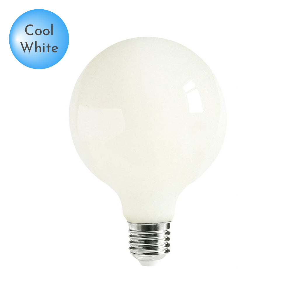 G125 LED E27 Opal Glass Daylight Globe