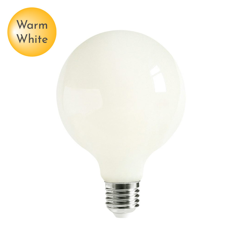 G95 LED E27 Opal Glass Warm White Globe