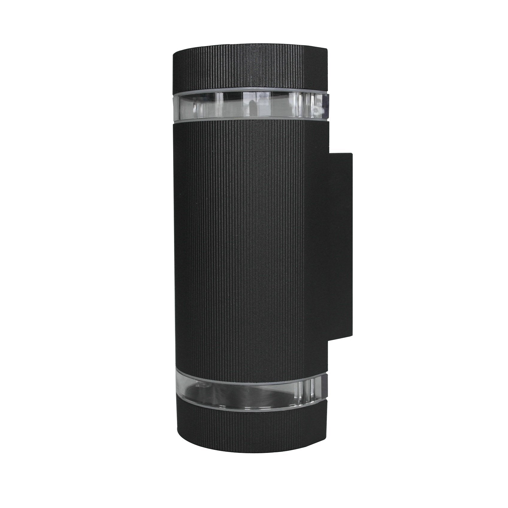 3A-256-2 2 Light Black Exterior Up and Down Wall Light – Local Lighting