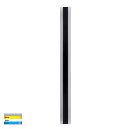 Barline 1000mm Black Modern Linear Outdoor LED Wall Light