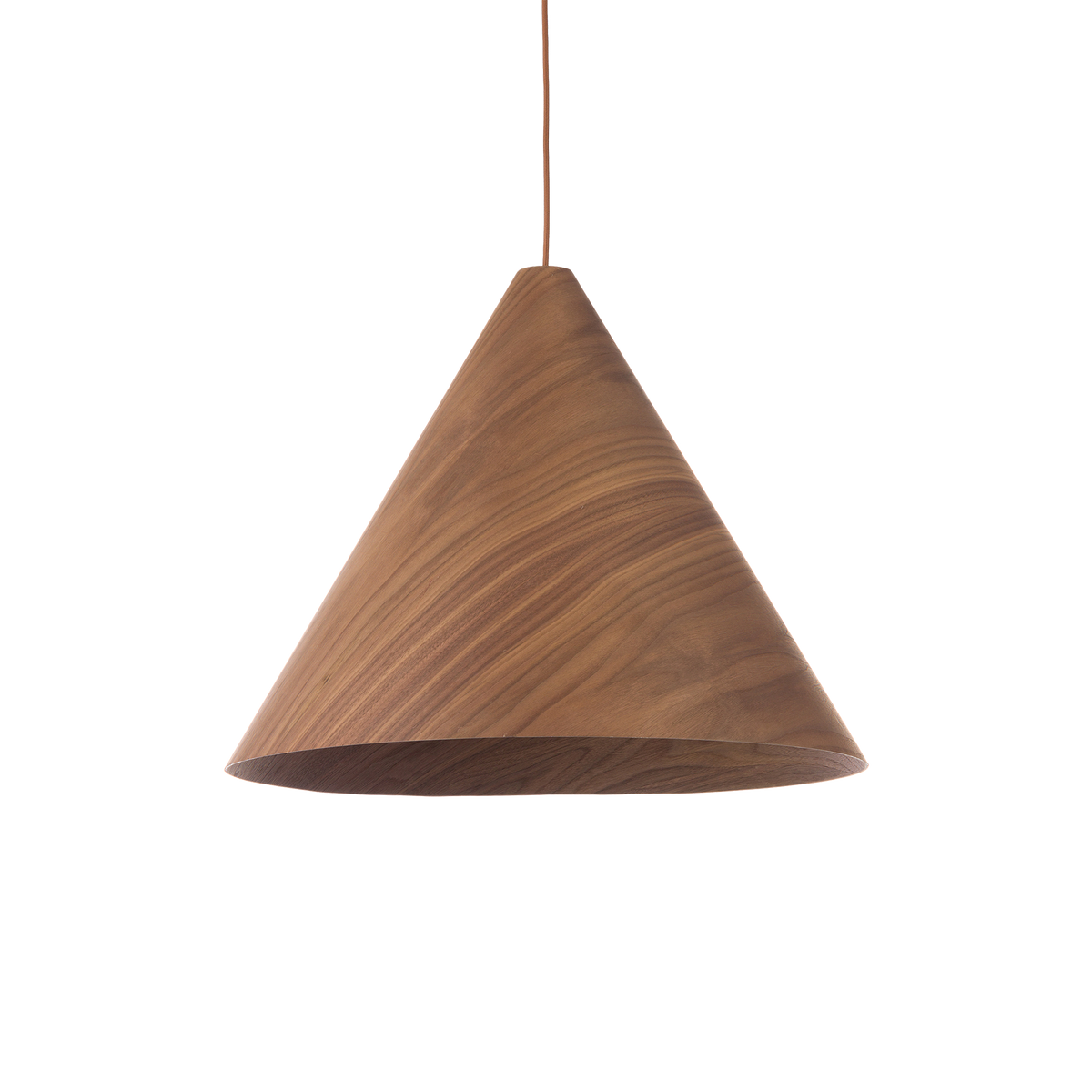 Hugo Large Walnut Timber Scandinavian Pendant