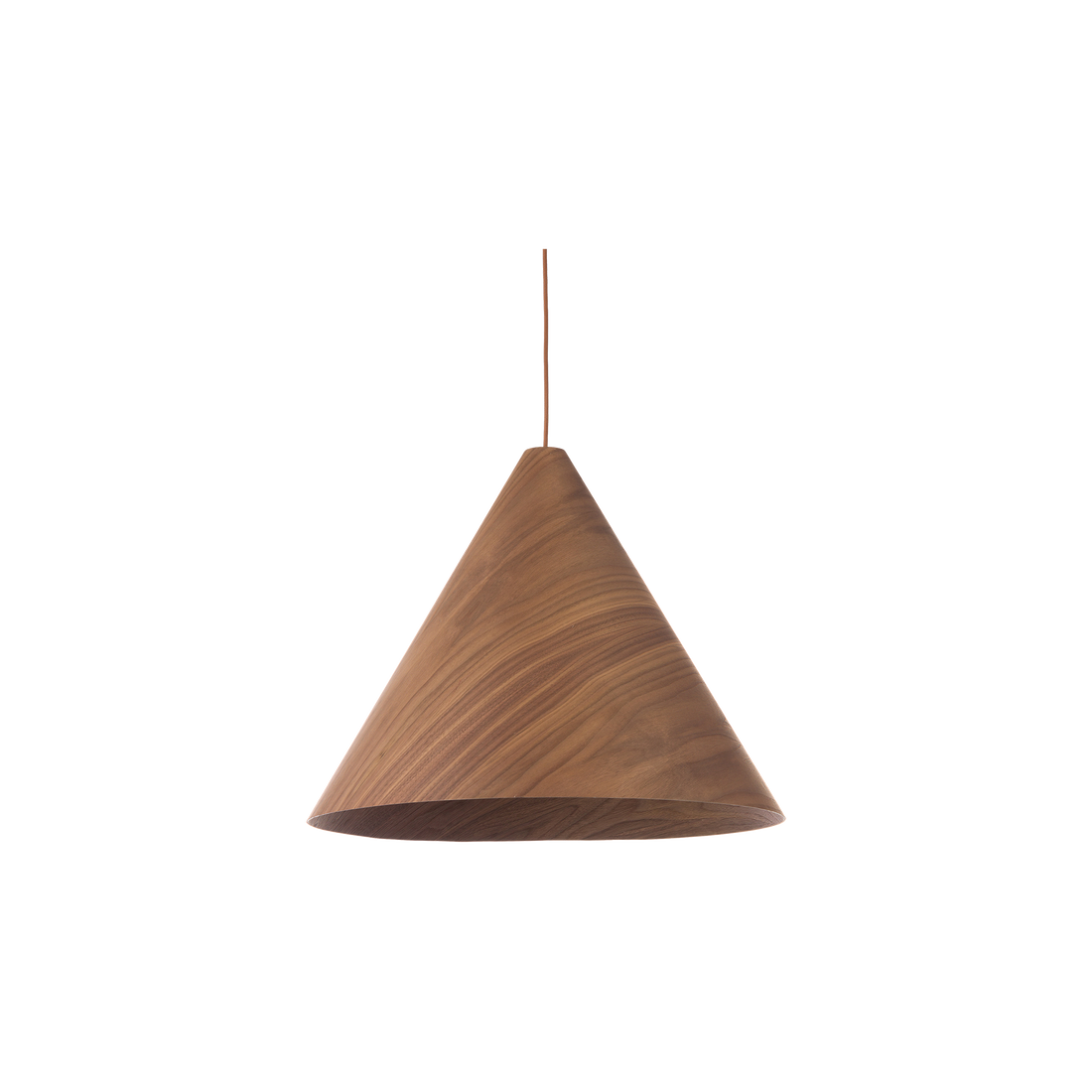 Hugo Small Walnut Timber Scandinavian Pendant