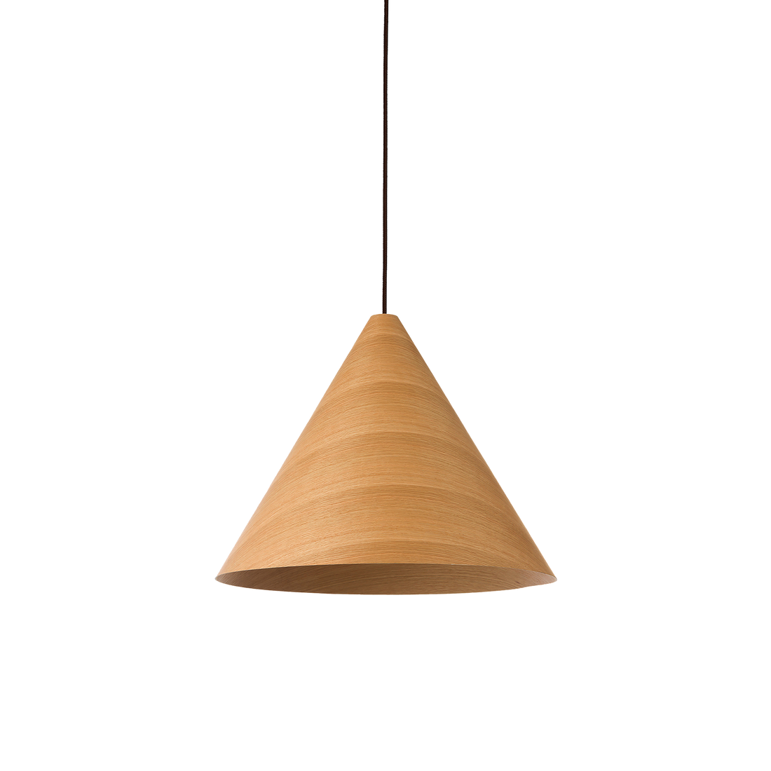 Hugo Small Natural Timber Scandinavian Pendant