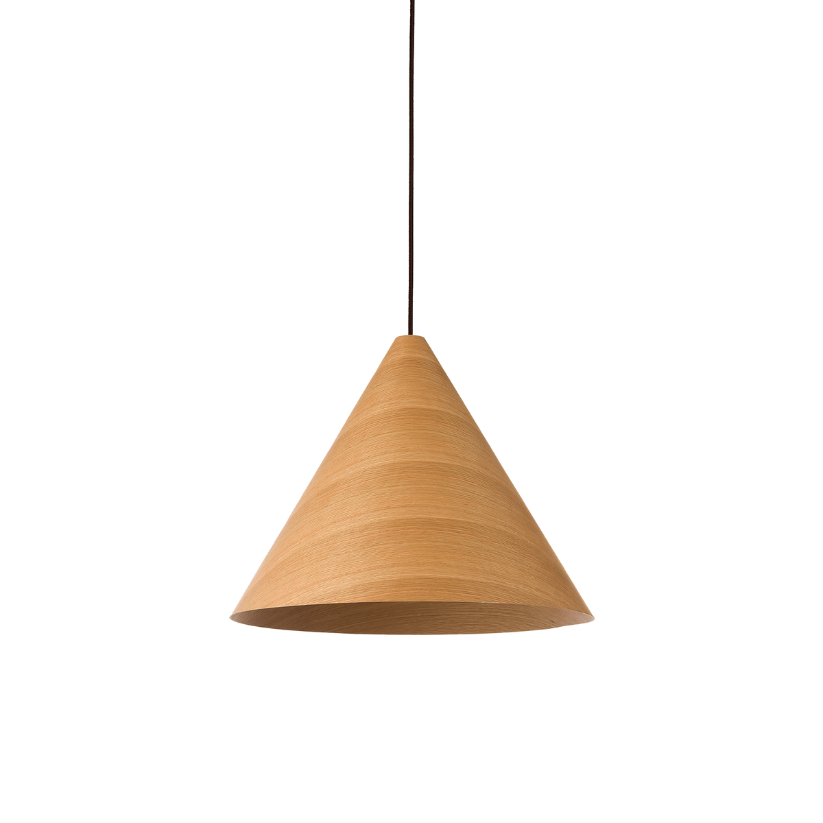Hugo Small Natural Timber Scandinavian Pendant