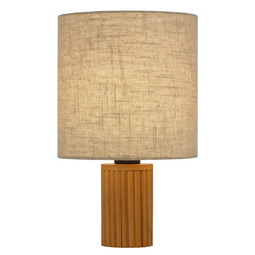 Inwood Pine and Cream Timber Retro Table Lamp
