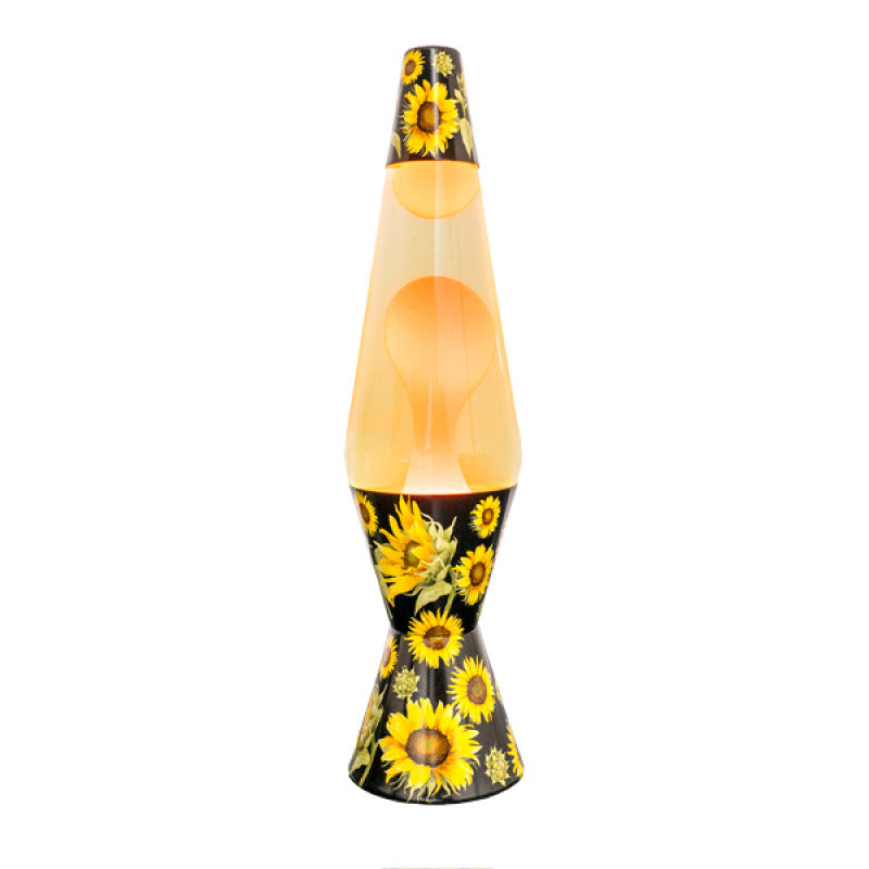 Sunflower Gold and Yellow Design Diamond Lava Lamp