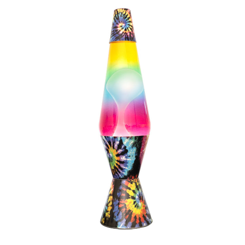 Tie-Dye Rainbow Design Diamond Lava Lamp