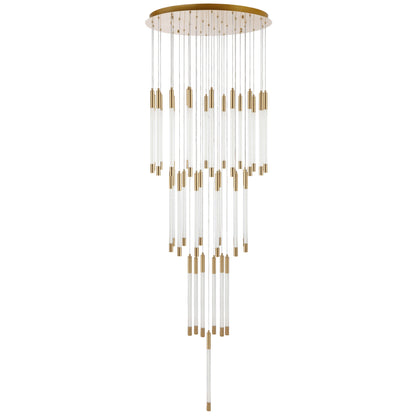 Kurtz 37 Light 4000k LED Contemporary Gold Pendant