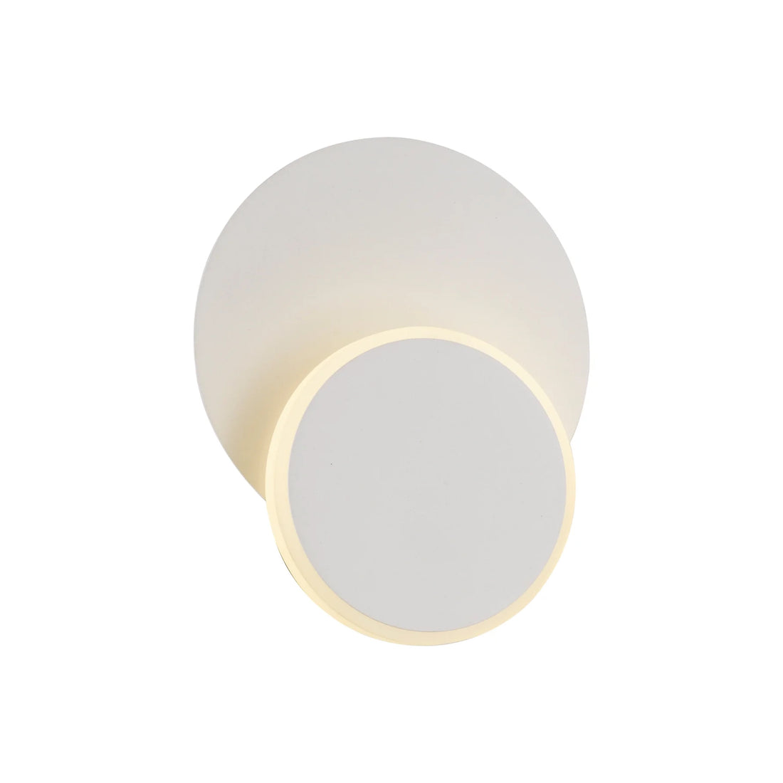 Lima 1 Round White Adjustable Contemporary Tri-Colour LED Wall Light