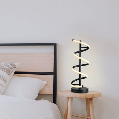 Cirrhi Black LED Contemporary Table Lamp