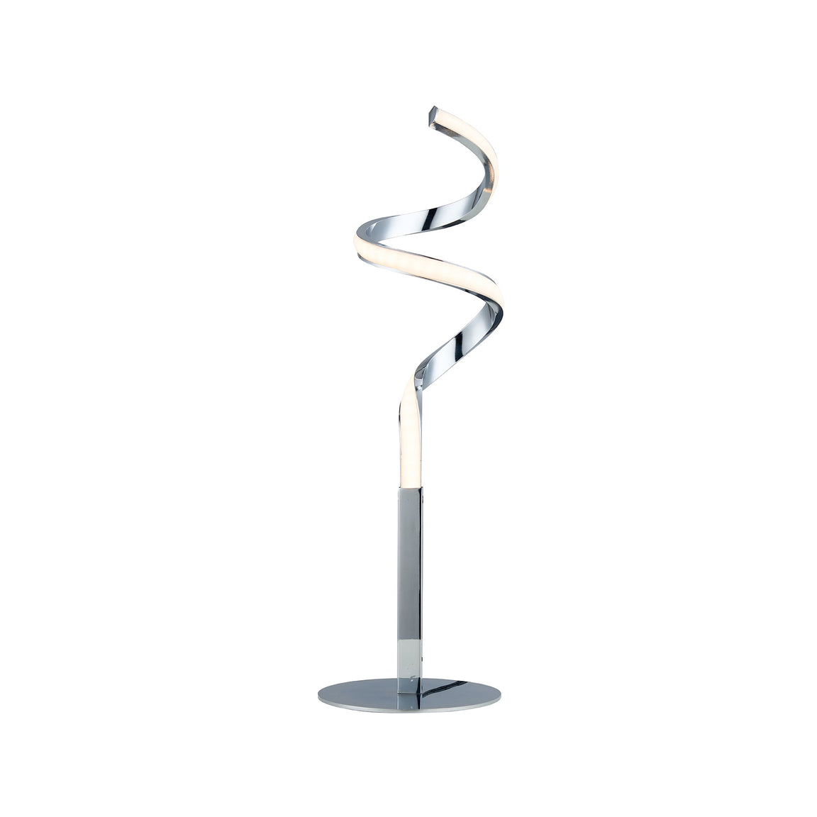 Chipper Chrome LED Contemporary Table Lamp