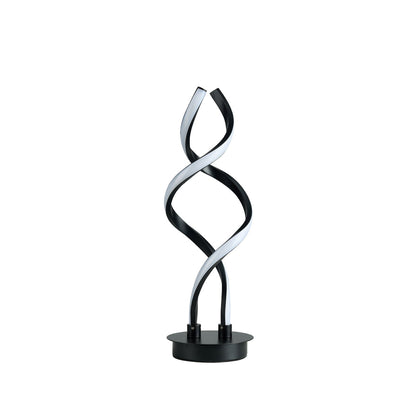 Acropora Black LED Contemporary Table Lamp