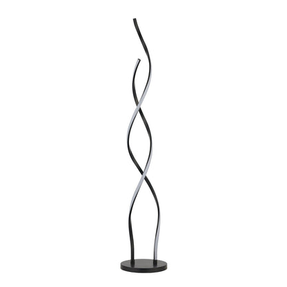 Acropora Black LED Contemporary Floor Lamp