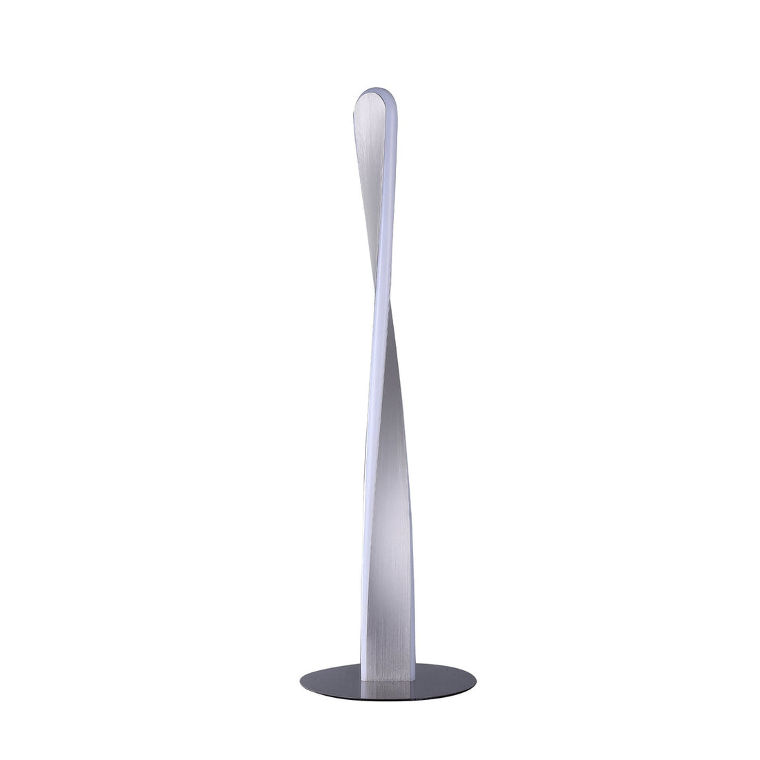 Enhalus Brushed Chrome LED Contemporary Table Lamp