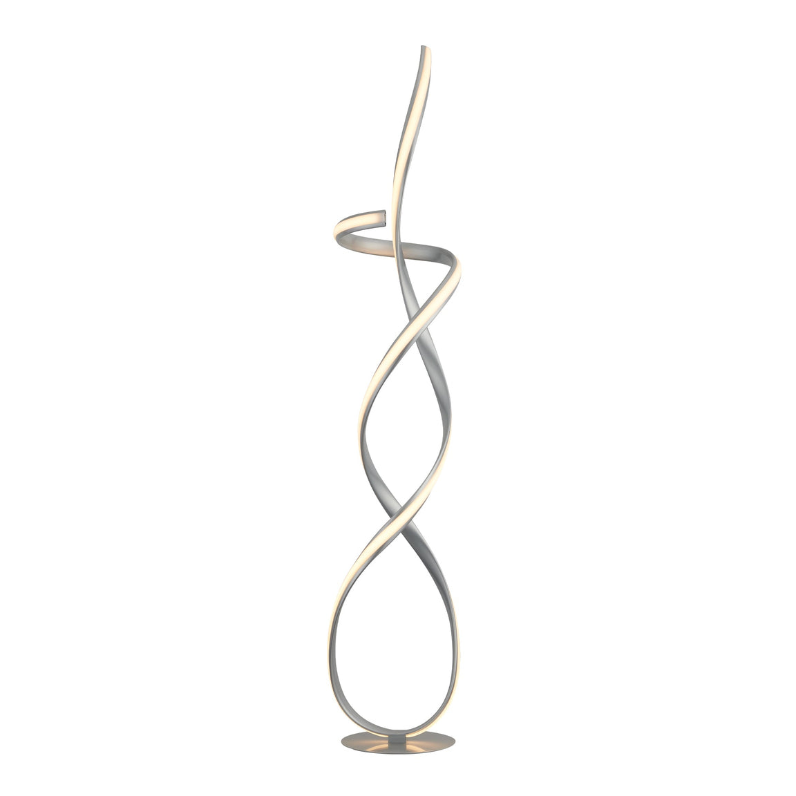 Ainhoa Satin Chrome LED Contemporary Floor Lamp