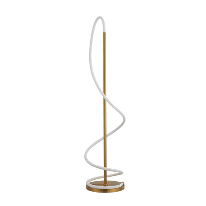 Lyona Gold LED Contemporary Floor Lamp