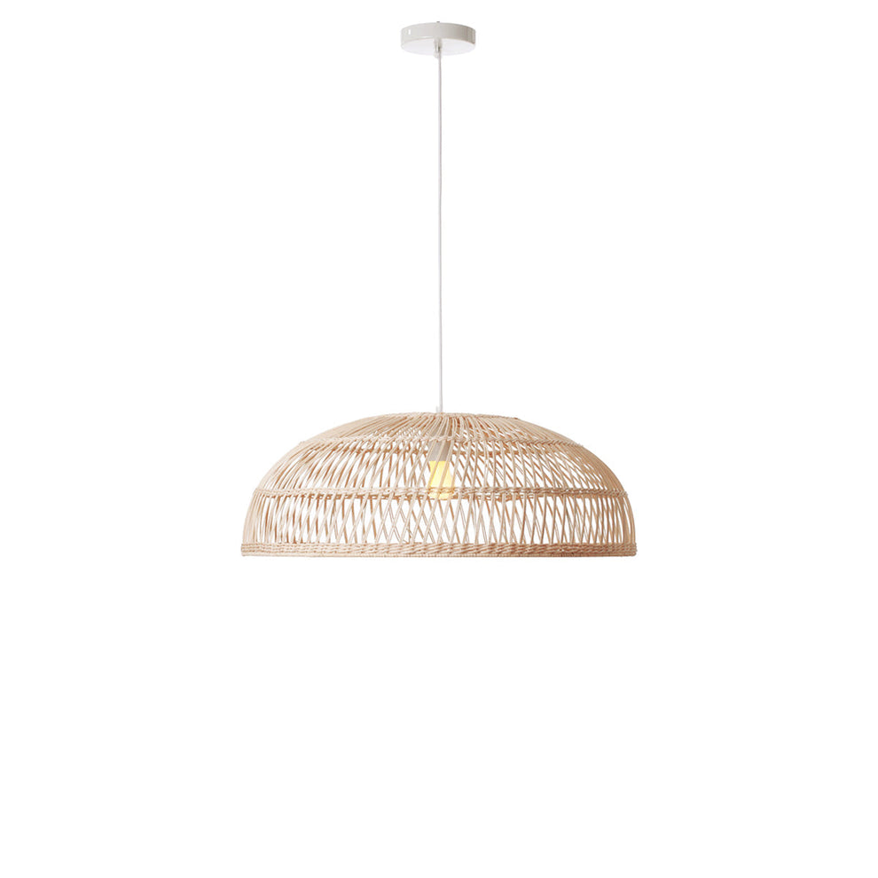 Amara Large Natural Rattan Modern Pendant