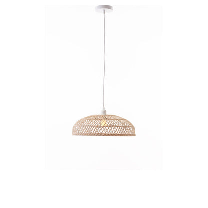 Amara Small Natural Rattan Modern Pendant