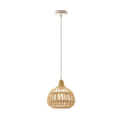 Loom 21cm Natural Rattan Modern Pendant