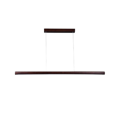 Freya Large Walnut Linear Tri-Colour LED Pendant