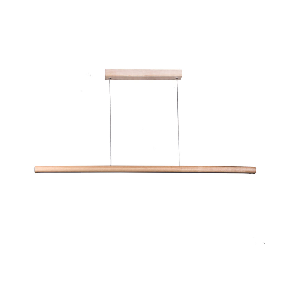 Freya Large Natural Linear Tri-Colour LED Pendant