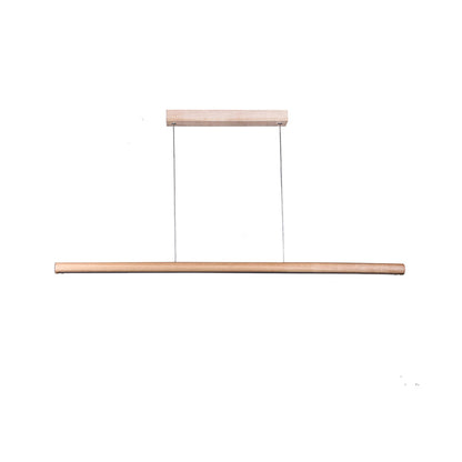 Freya Large Natural Linear Tri-Colour LED Pendant