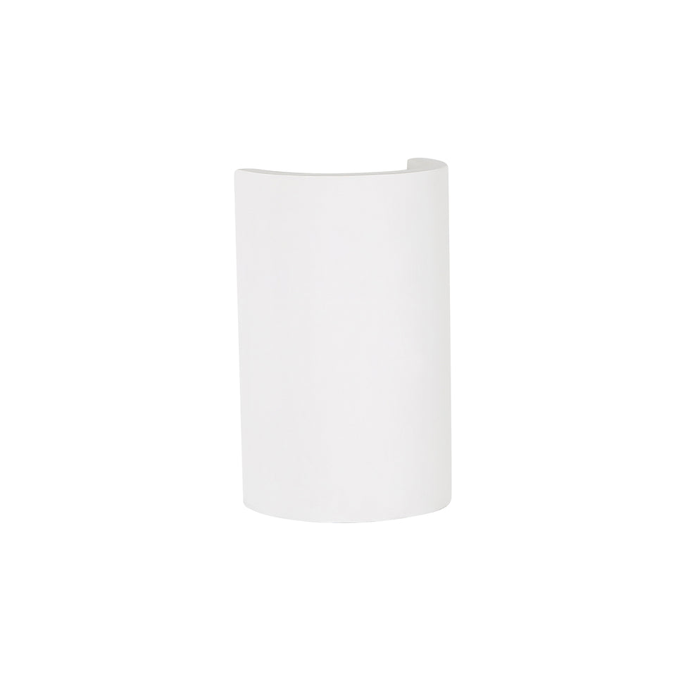 Verda 2 Light Up and Down Plaster Modern Wall Sconce