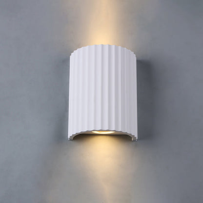 Jorik 2 Light Up and Down Plaster Modern Wall Sconce