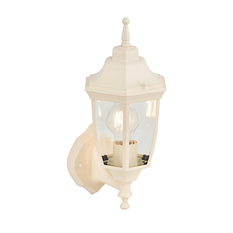 Sylva Beige Upward Traditional Outdoor Coach Light