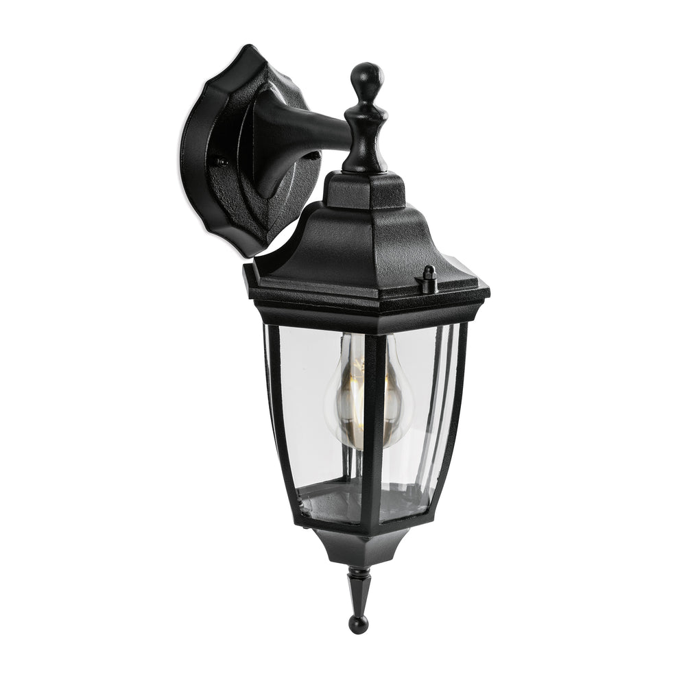 Lunor Black Downward Traditional Outdoor Coach Light