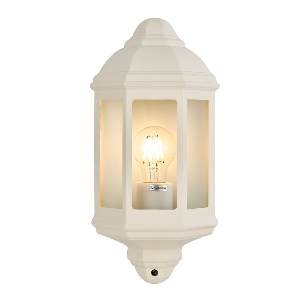 Avara Beige Traditional Outdoor Sconce Light