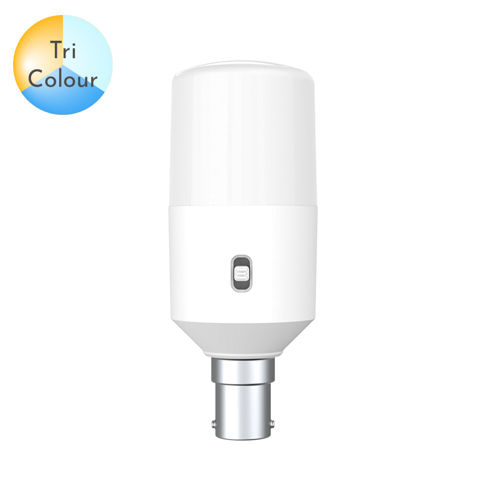 LT407 3CCT LED B15 7w Tri-Colour Globe