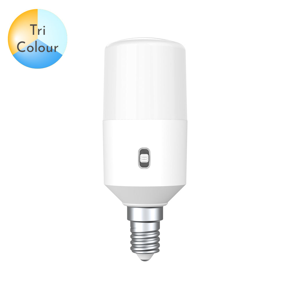 LT407 3CCT LED E14 7w Tri-Colour Globe