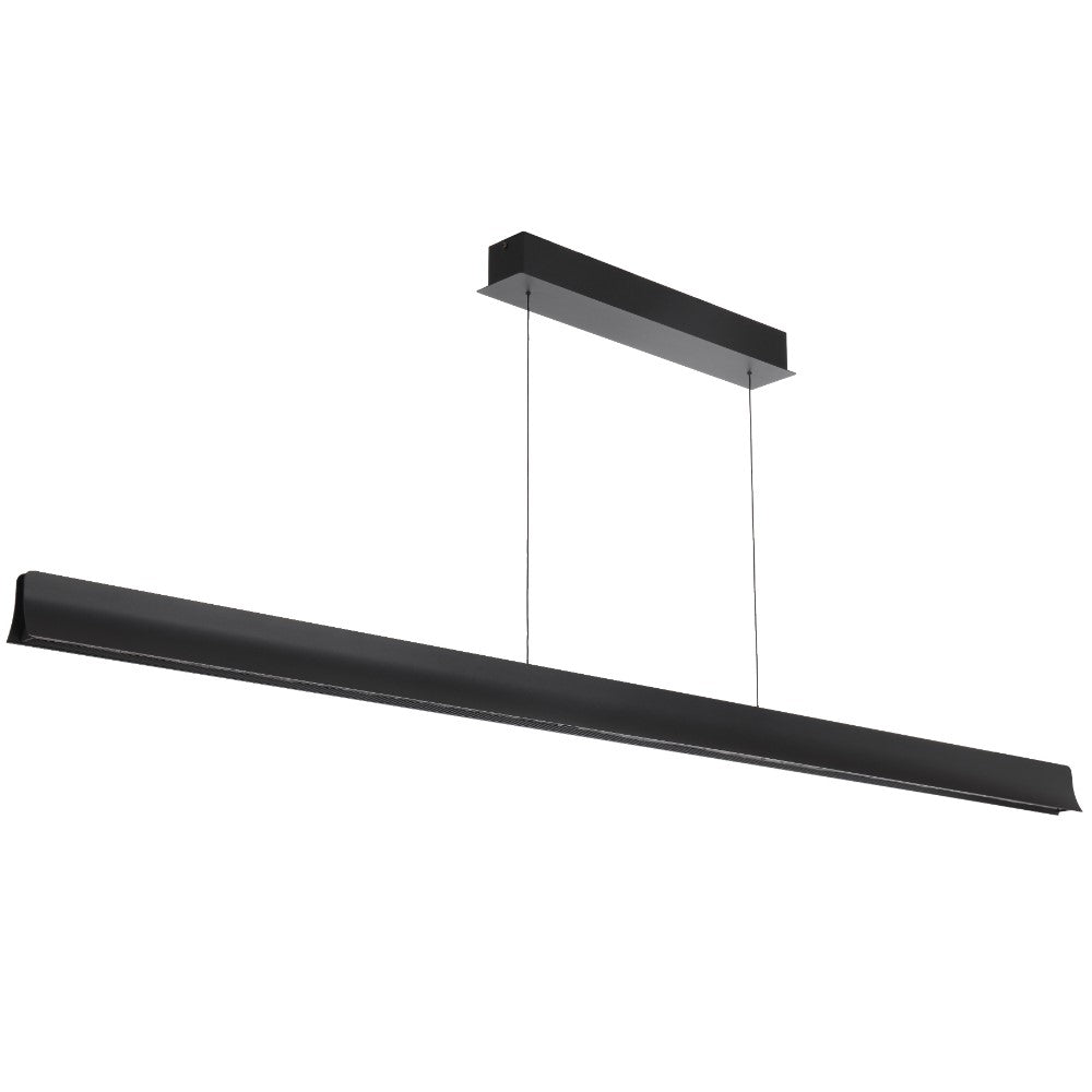 Lucid Black 180cm Linear LED Dimmable Modern Pendant