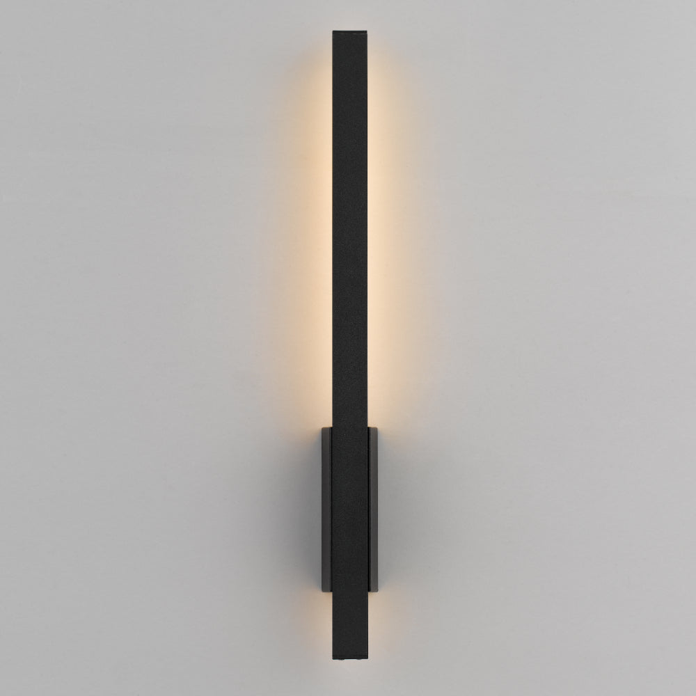 Masto 1 Light 3000k Black Contemporary LED Wall Light