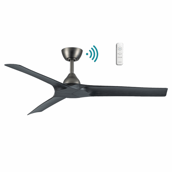 Alpine 52"/1320mm 3 Blade Pewter with Charcoal DC Motor Smart App Control Ceiling Fan