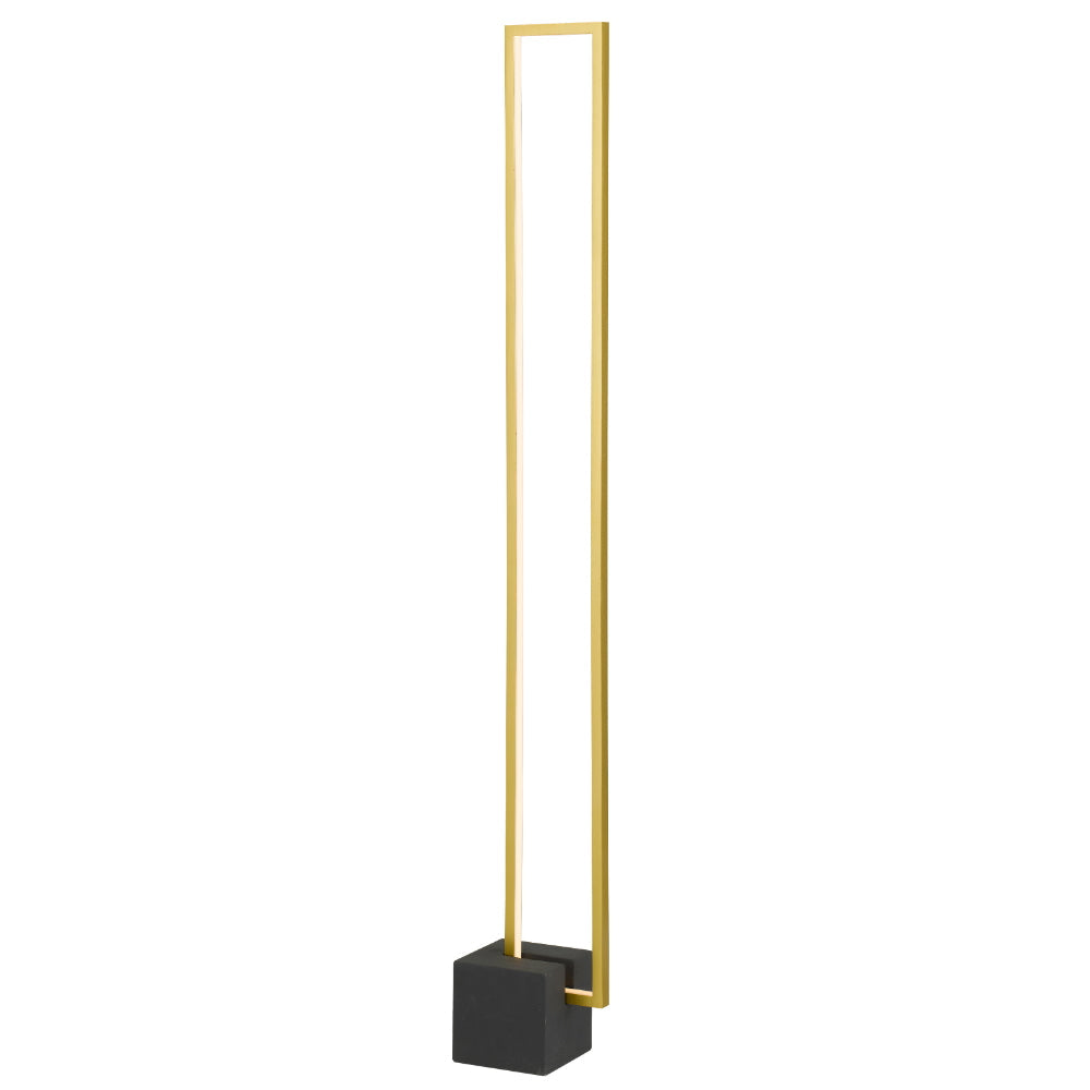 Modric Gold and Black LED Warm White Contemporary Floor Lamp
