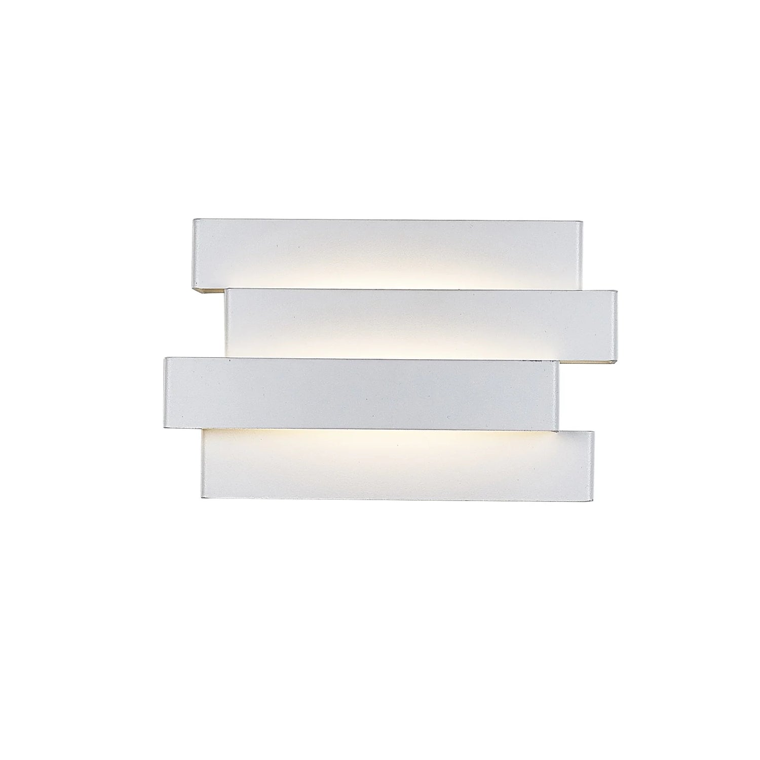Nagoya White Contemporary Tri-Colour LED Wall Light