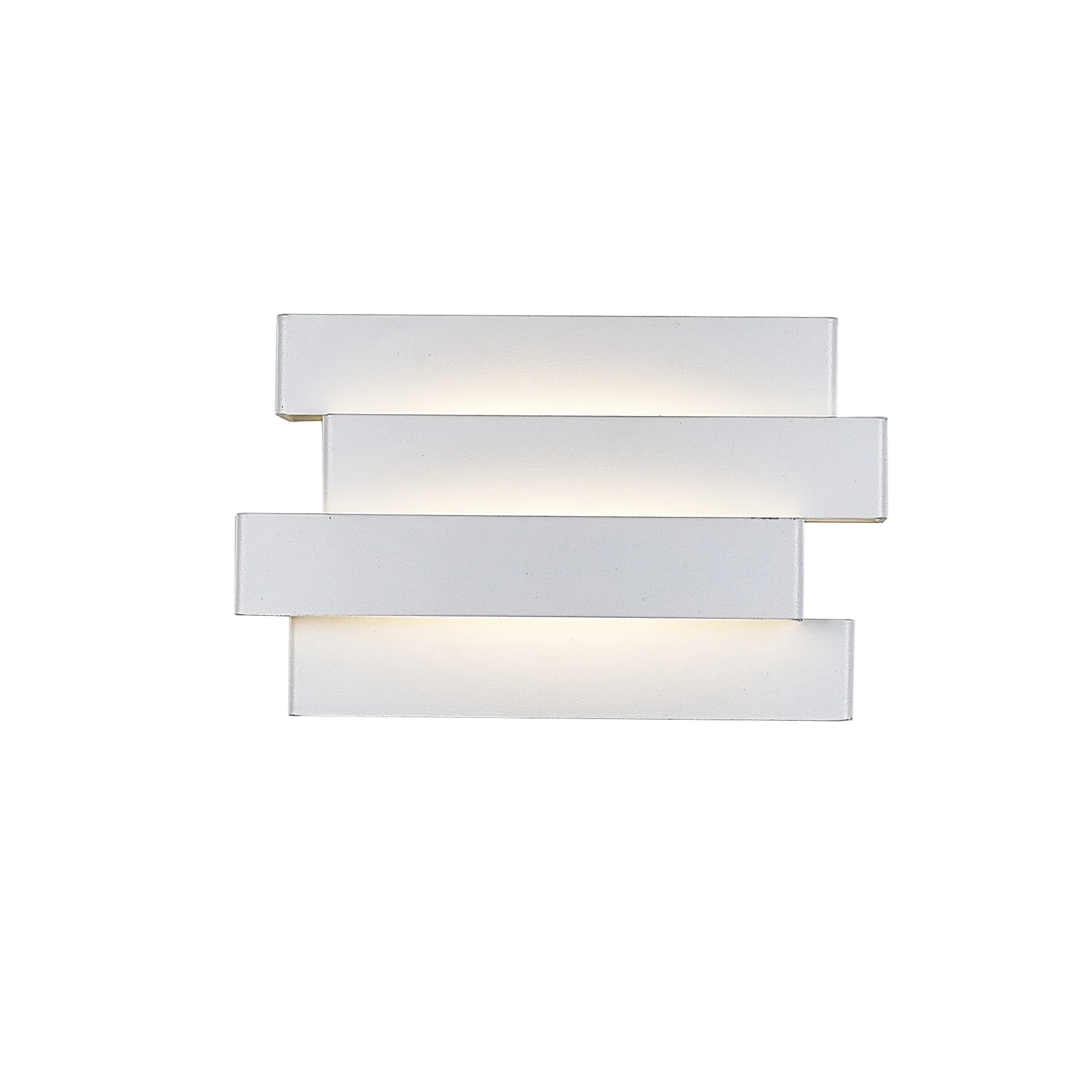 Nagoya White Contemporary Tri-Colour LED Wall Light