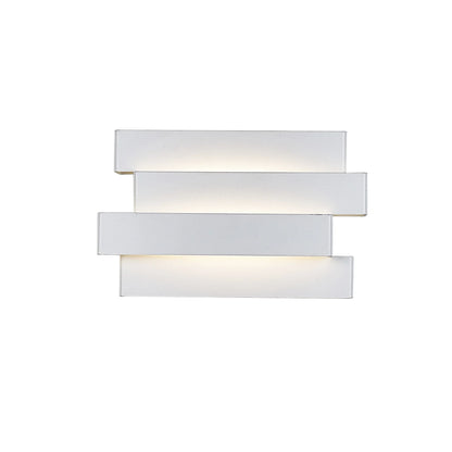 Nagoya White Contemporary Tri-Colour LED Wall Light