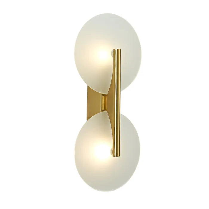 Noble Gold Glass Modern Wall Light