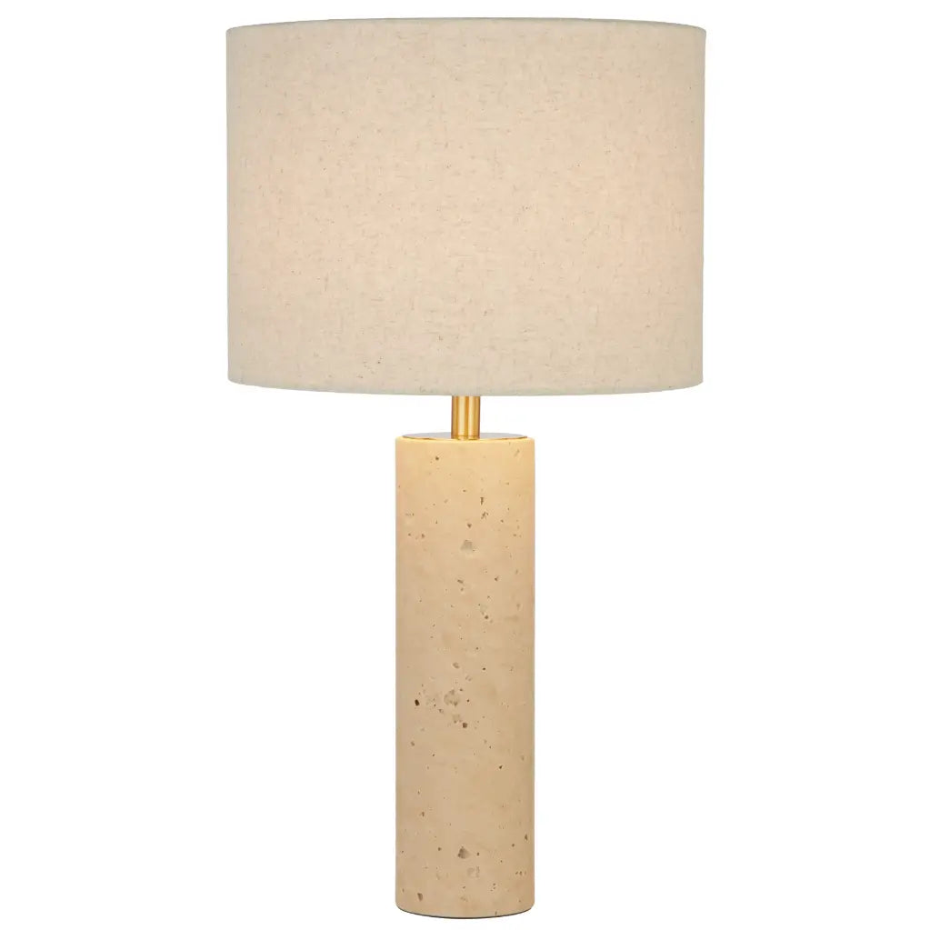 Polano Large Travertine Table Lamp