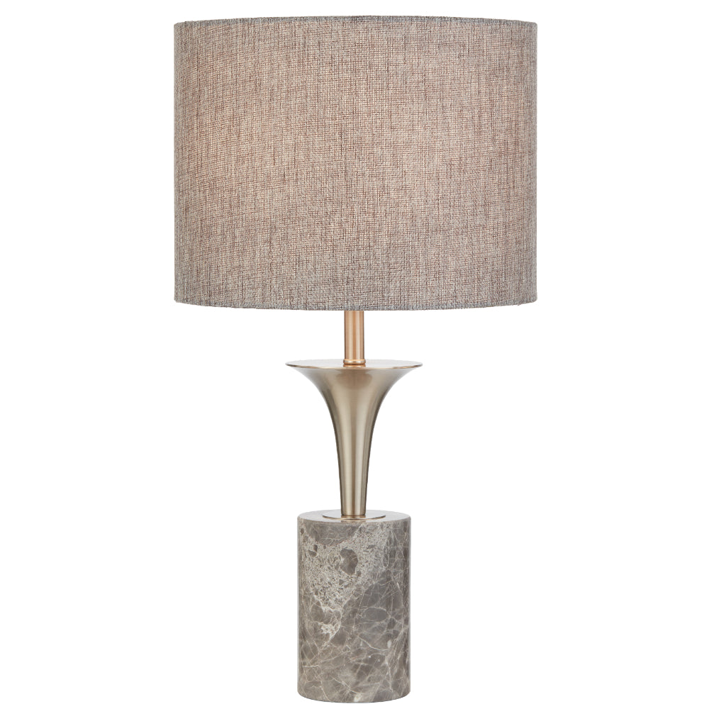 Renara Grey Marble Table Lamp