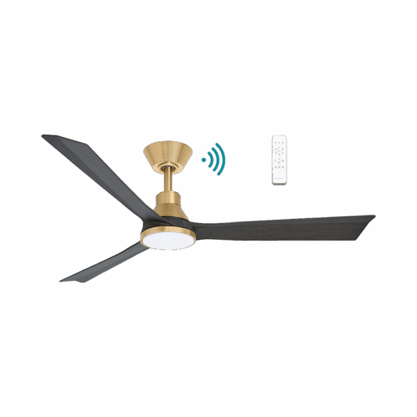 Riviera 52"/1320mm 3 Blade Antique Bronze with Charcoal with LED Light DC Motor Smart App Control Ceiling Fan (Copy)