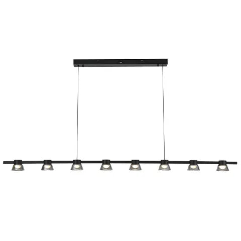 Rocket 1800 Black LED Bar Pendant