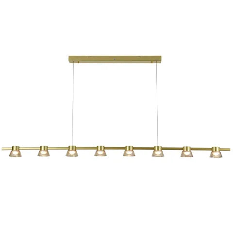 Rocket 1800 Gold LED Bar Pendant