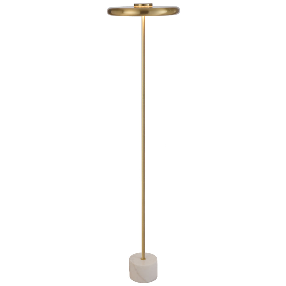 Sisby Brass Matt LED Floor Lamp