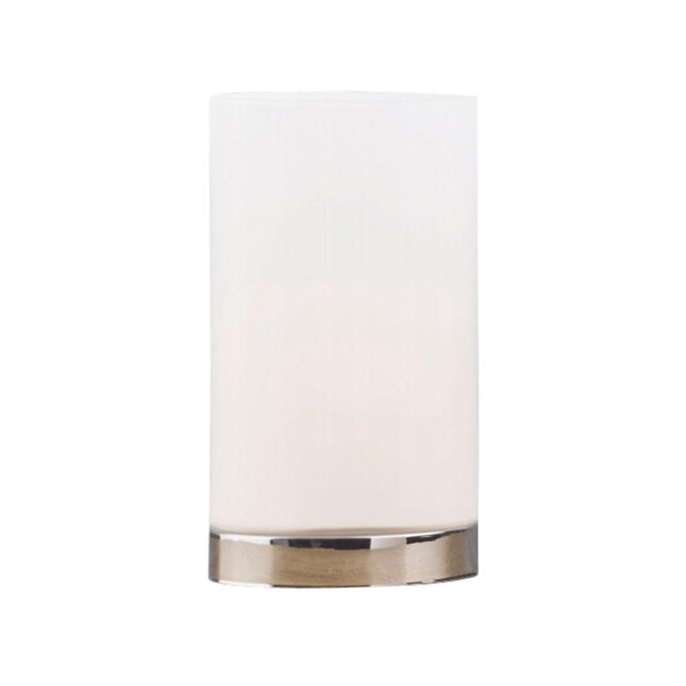 TL1884 Frost and Chrome Oval Glass Modern Touch Lamp